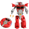 Robot giratorio rojo antiestrés